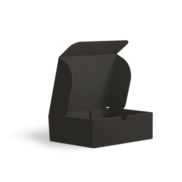 Коробка с откидной крышкой FEFCO 0426 | Т24Е | PANTONE BLACK U | ЧЕРНЫЙ-ЧЕРНЫЙ